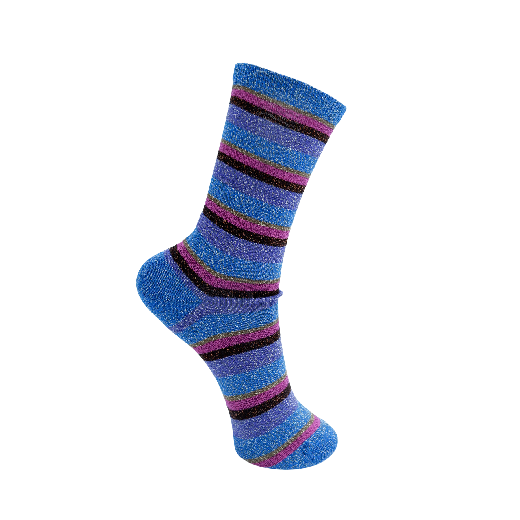 Brandi Striped Sock Blue Multi