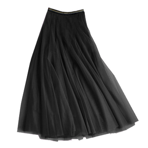 Tulle Layer Skirt Black