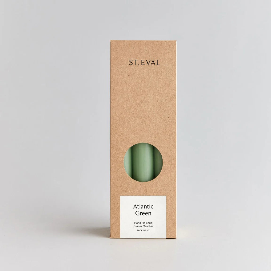 Pack of 6 Candles Atlantic Green