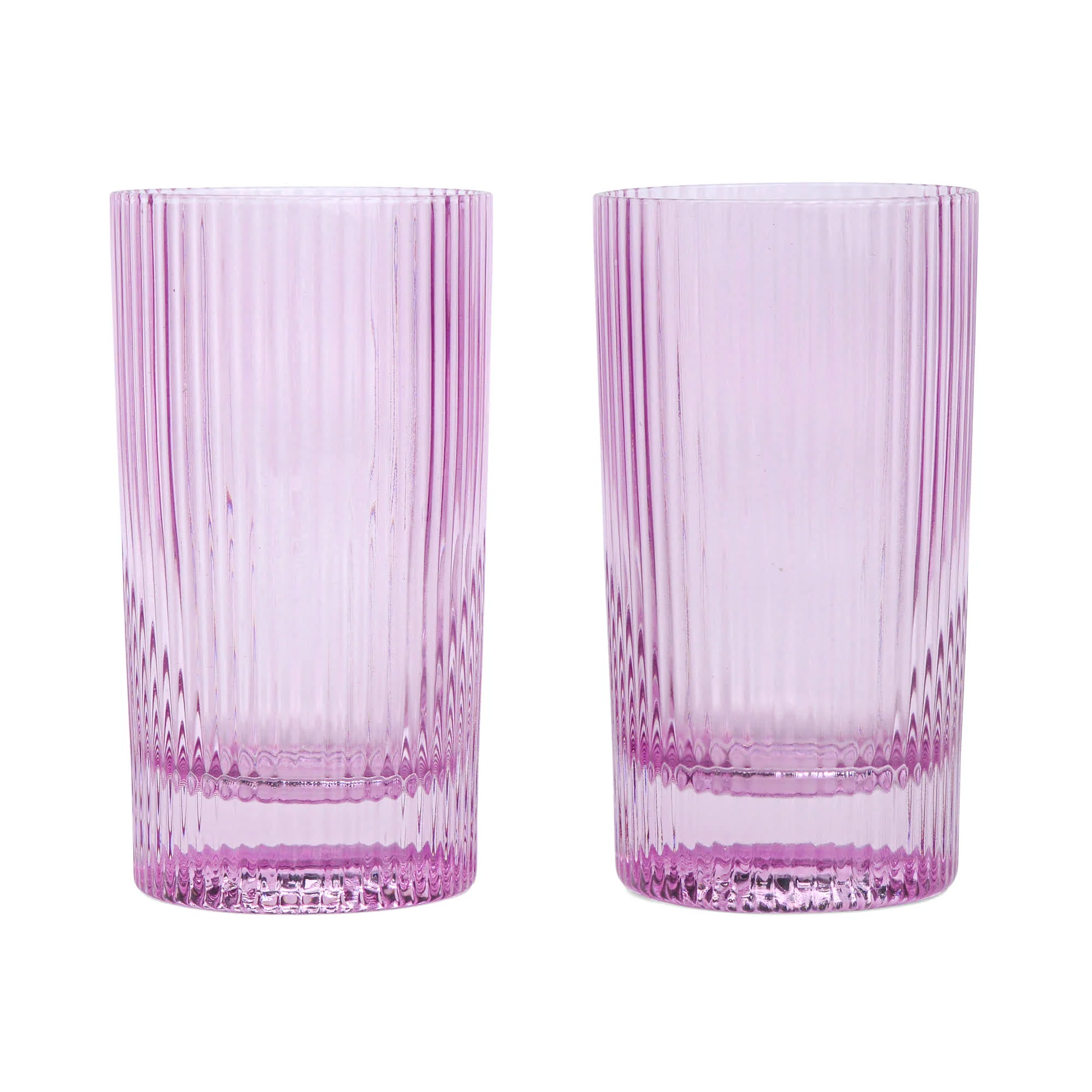 Highball Glass set of 2 Lilac