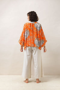 Short Kimono Valentine Orange