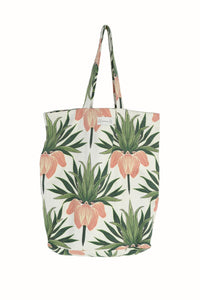 Canvas Bag Deco Bud Ivory