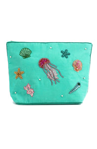 Sea Scene Large Pouch