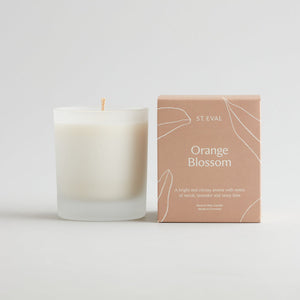 St Eval Lamorna Orange Blossom Glass Candle