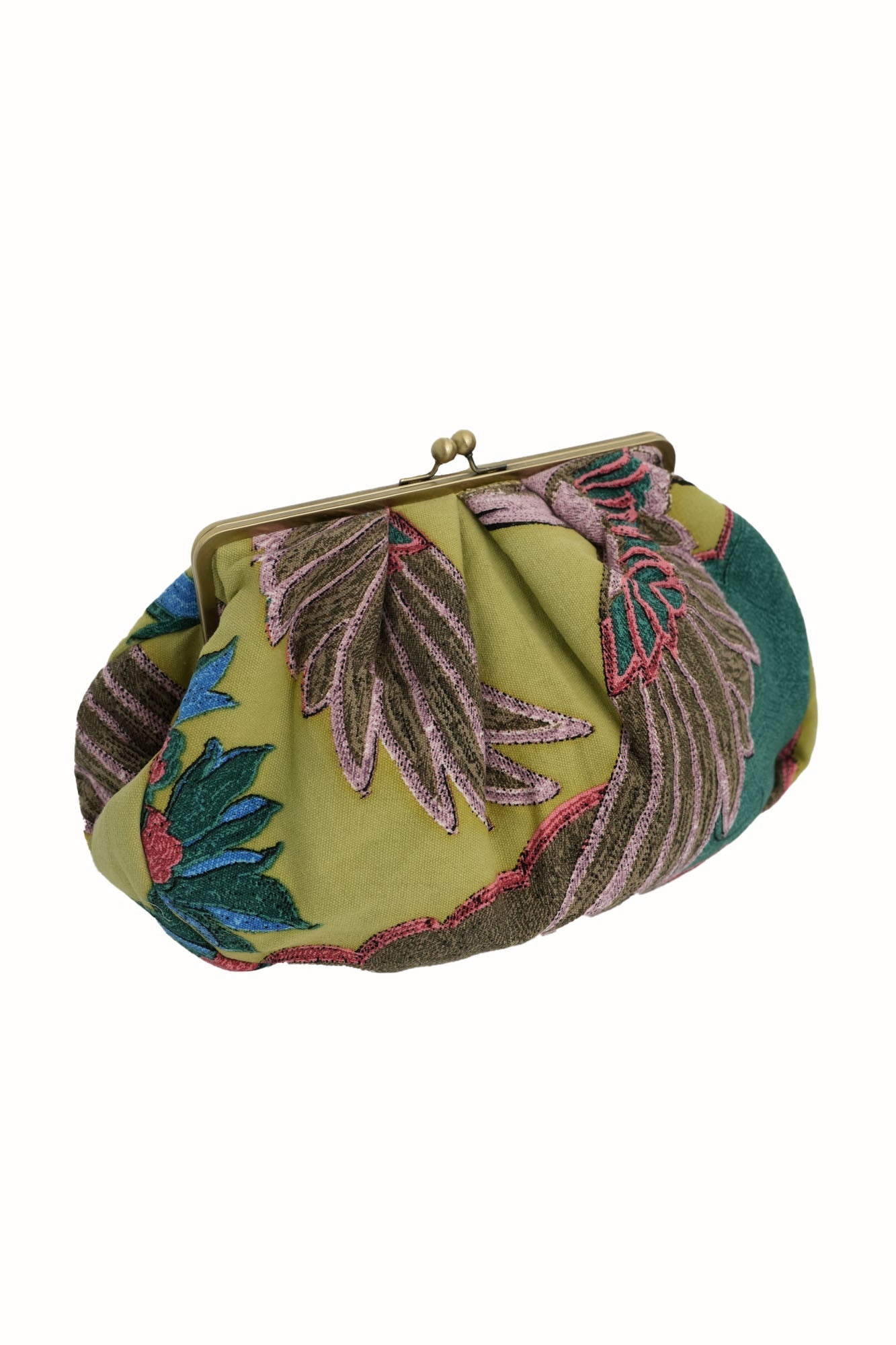 Crane Olive Clasp Bag