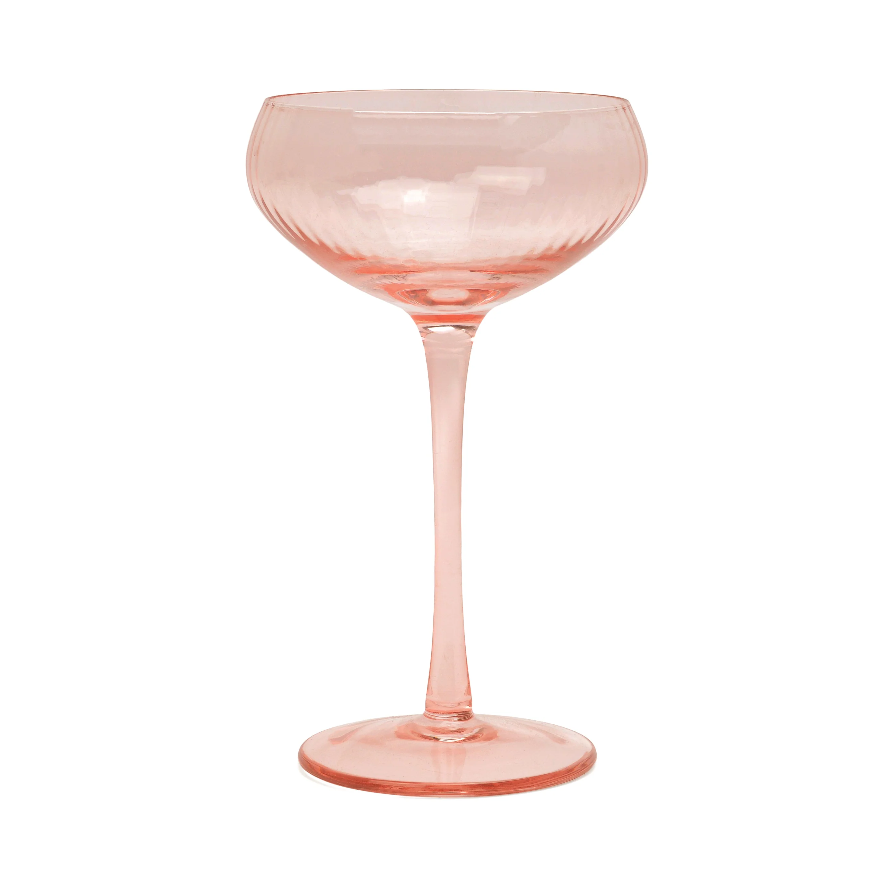 Coupe Glass Blush Boxed set of 2